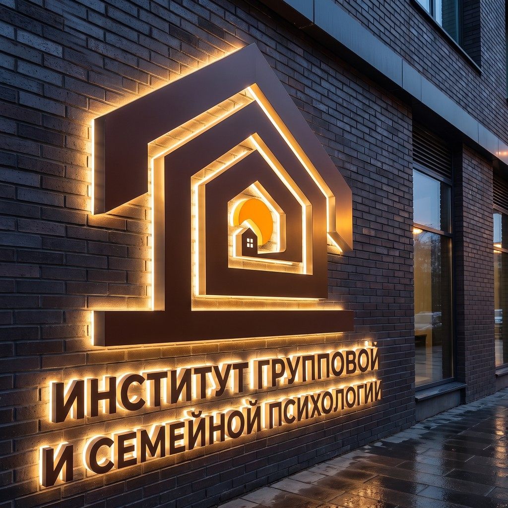 Вывеска Института групповой и семейной психологии